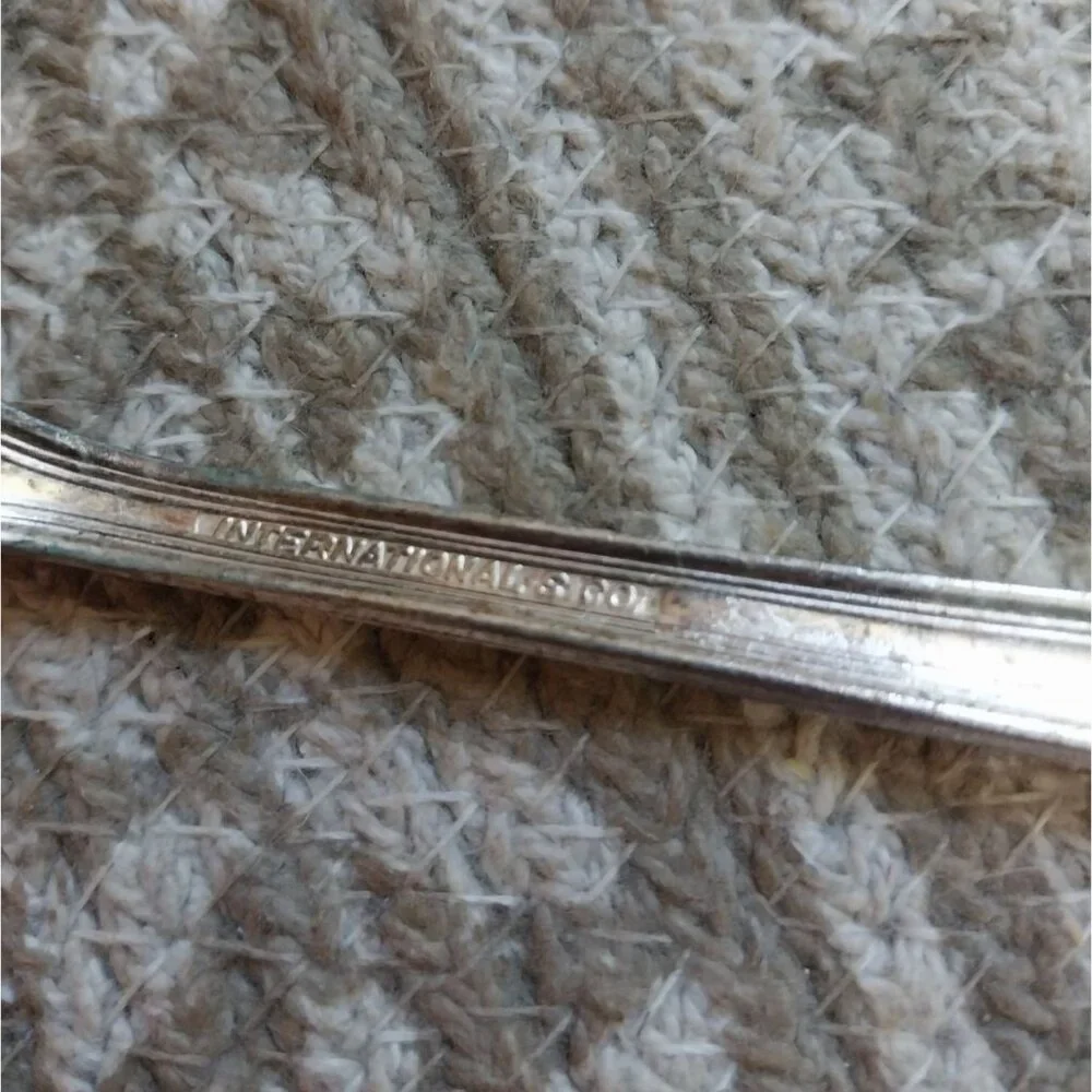 VTG International Silver Co Set of 3 Dinner Forks Unpolished 7.1/4